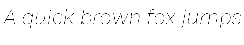 Preview of Ballinger Thin Italic font