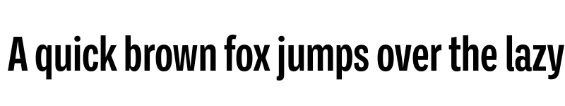 Preview of Ballinger X-Condensed Bold font