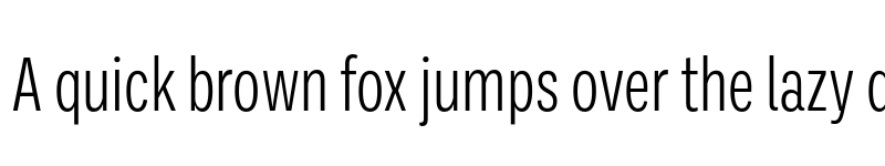 Preview of Ballinger X-Condensed Light font