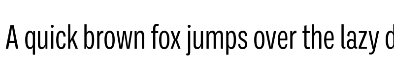 Preview of Ballinger X-Condensed Regular font