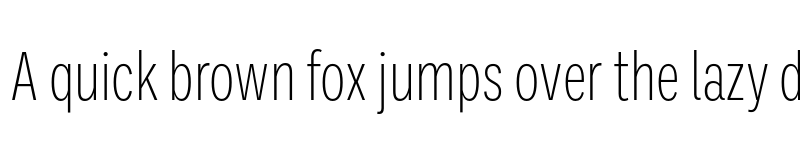 Preview of Ballinger X-Condensed X-Light font