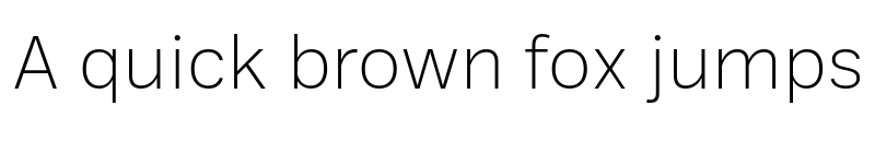 Preview of Ballinger X-Light font