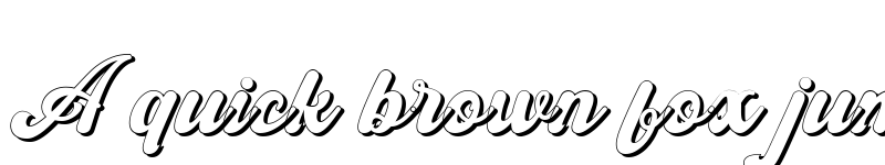 Preview of Ballingtone Shadow Regular font