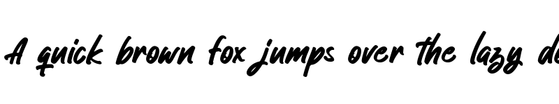 Preview of Ballistic DEMO Regular font