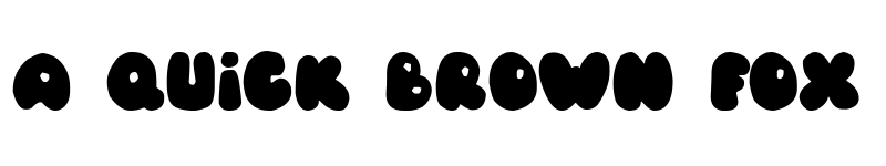 Preview of Balloons! Italic font