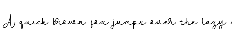 Preview of Ballpoints Regular font