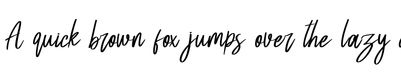 Preview of Ballysta Regular font