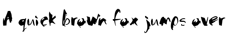 Preview of Baloney Regular font