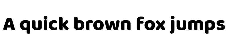 Preview of Baloo Da 2 ExtraBold font