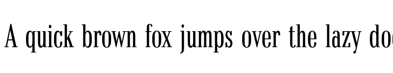 Preview of Baltica ExtraCond Regular font