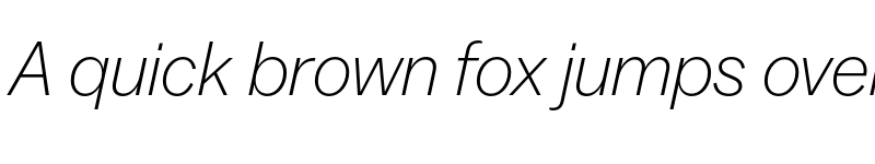 Preview of Balto Light Italic font