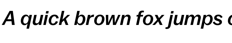 Preview of Balto Medium Italic font