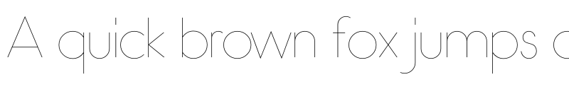 Preview of Bambino-ExtraLight ? font