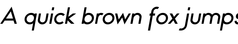 Preview of Bambino-RegularItalic ? font