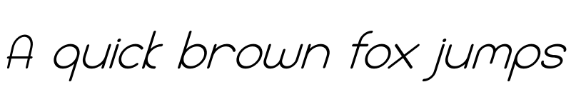 Preview of Bandar Italic font