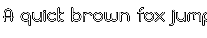 Preview of Bandar Outline font