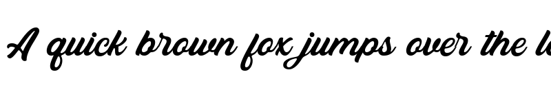 Preview of Bandira Script DEMO Regular font