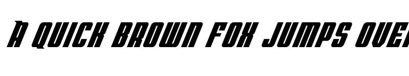 Preview of Bandit & Snowman Spaced Italic Regular font