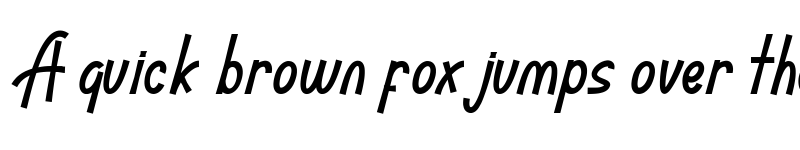 Preview of Bandrek Demo Italic font