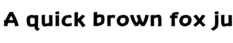 Preview of Banksia Black font