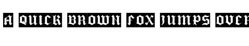 Preview of [BANNER] Regular font