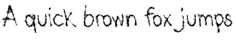 Preview of Baragaki Demo Mix Regular font
