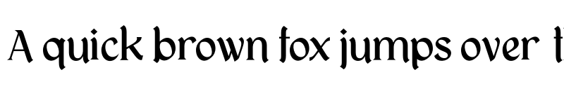 Preview of Baratheon Regular font