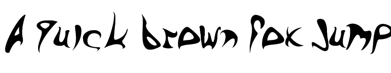 Preview of Barbed Ink Regular font