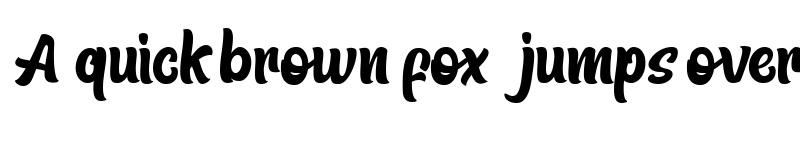 Preview of BARIKA Regular font