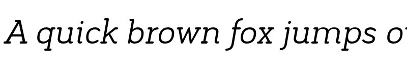 Preview of Bariol Serif Regular Italic font