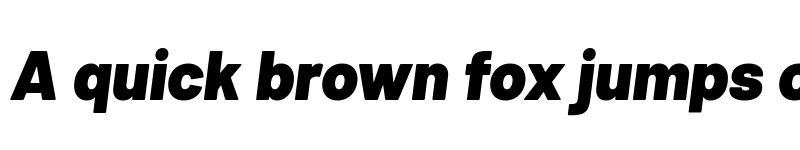 Preview of Barlow Black Italic font