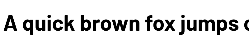 Preview of Barlow Bold font