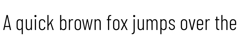 Preview of Barlow Condensed Light font