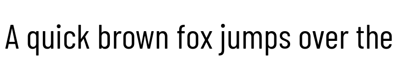 Preview of Barlow Condensed Regular font