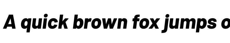 Preview of Barlow ExtraBold Italic font