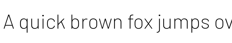 Preview of Barlow ExtraLight font