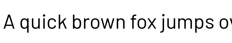 Preview of Barlow Regular font