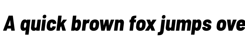 Preview of Barlow Semi Condensed ExtraBold Italic font