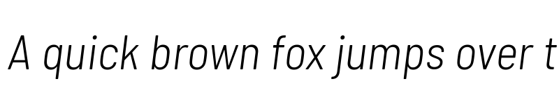 Preview of Barlow Semi Condensed Light Italic font