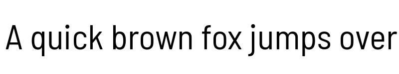 Preview of Barlow Semi Condensed Regular font