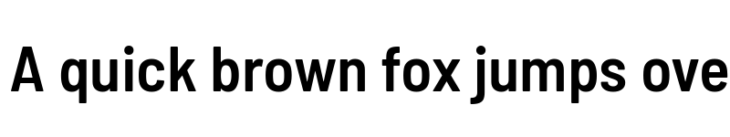 Preview of Barlow Semi Condensed SemiBold font