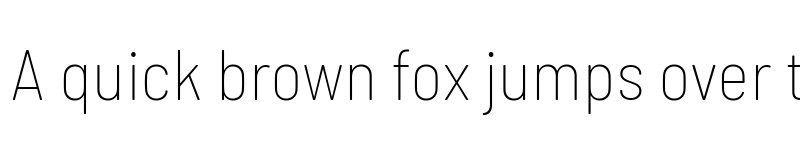 Preview of Barlow Semi Condensed Thin font