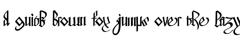 Preview of Barmote Courthand Regular font