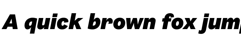 Preview of Barnet Sans Black Italic font