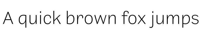 Preview of Barnet Sans Light font