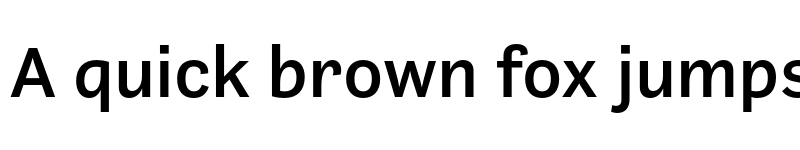 Preview of Barnet Sans Medium font