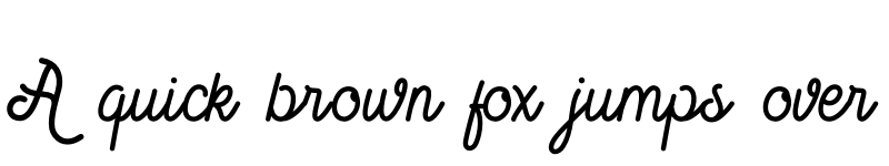 Preview of Barnie's Free Trial Regular font