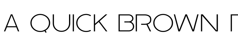 Preview of Barques Thin font