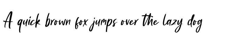 Preview of Barthony Regular font