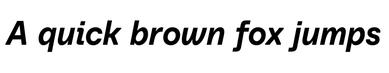 Preview of Baru Sans Demo Bold Italic font
